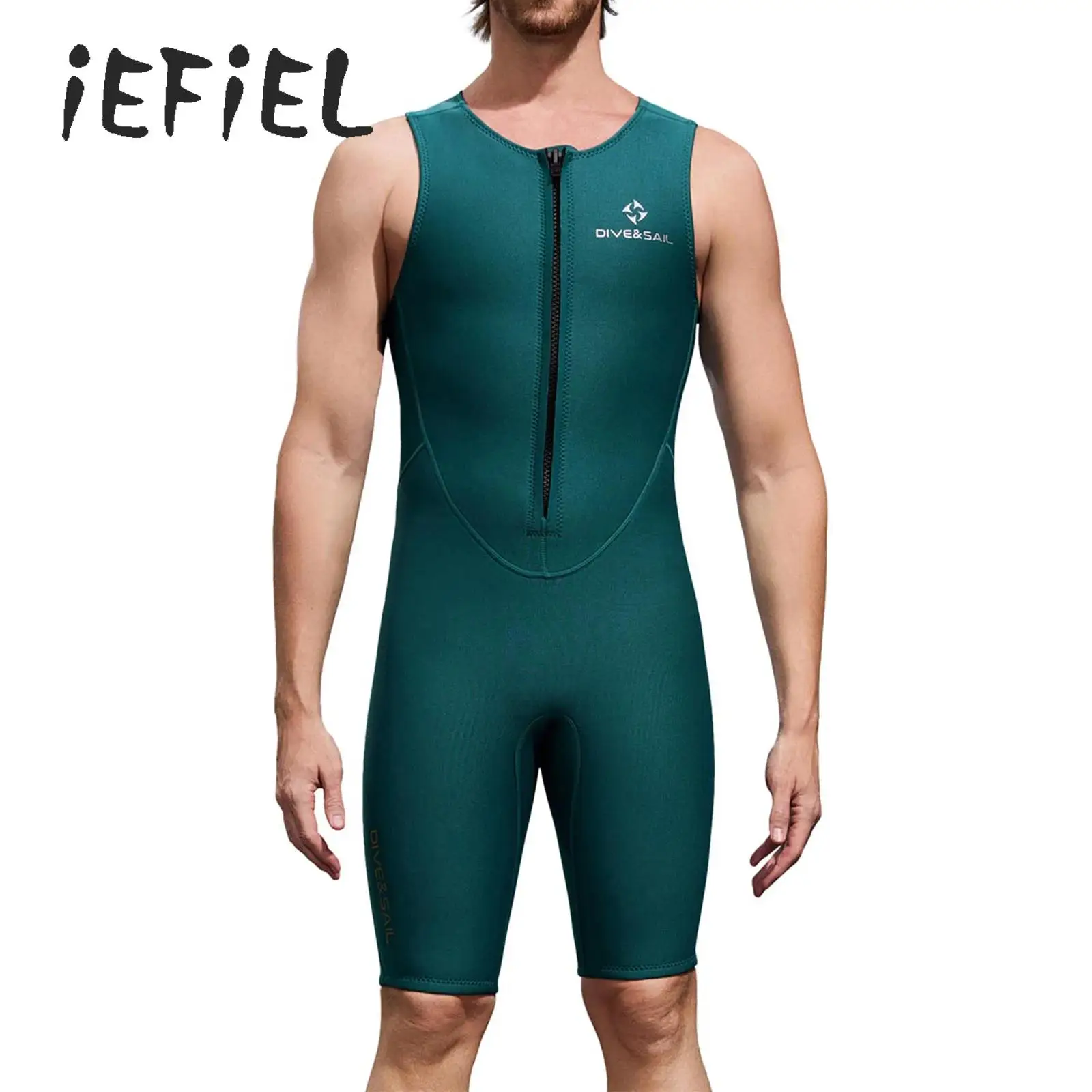 2mm Neoprene Mens Wetsuit One-Piece Shorty Sporty Swimsuit Sleeveless Warm Scuba Snorkelling Diving Suit Surfing Zipper Jumpsuit
2mm Neoprene Mens Wetsuit One-Piece Shorty Sporty Swimsuit Sleeveless Warm Scuba Snorkelling Diving Suit Surfing Zipper Jumpsuit