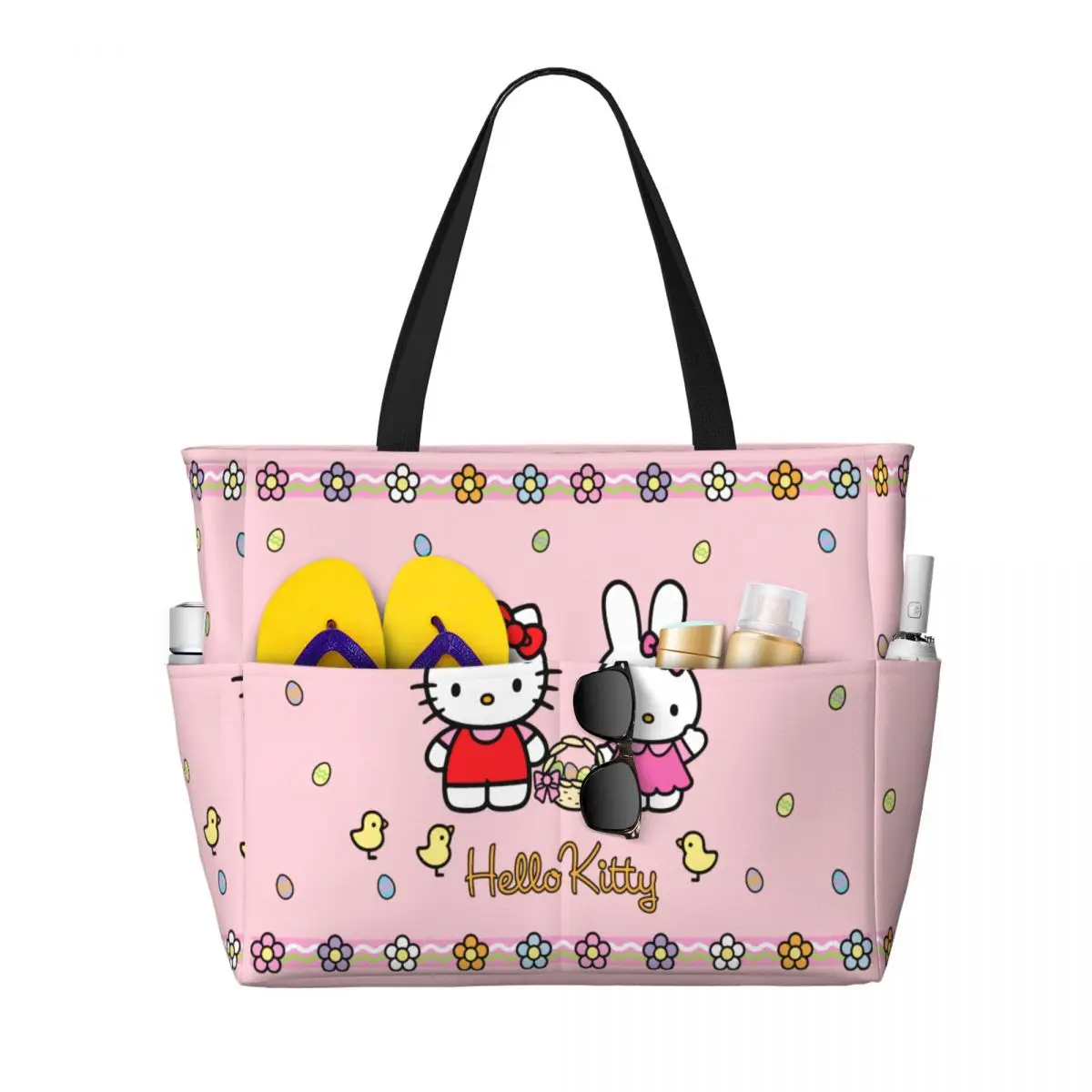 Пользовательские Пасхальные Пляжные Сумки Hello Kitty Женщины Аниме Кошка Большое Отделение Тренажерный Зал Пляжные Дорожные Сумки
Пользовательские Пасхальные Пляжные Сумки Hello Kitty Женщины Аниме Кошка Большое Отделение Тренажерный Зал Пляжные Дорожные Сумки