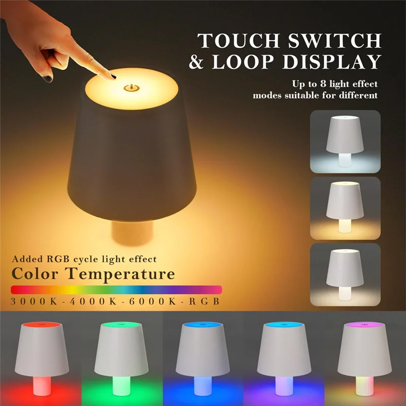 TFORU-LED Беспроводная лампа для бутылок Сенсорная настольная лампа RGB и 3-цветная лампа для бутылок для внутренних/наружных ресторанов и баров
TFORU-LED Беспроводная лампа для бутылок Сенсорная настольная лампа RGB и 3-цветная лампа для бутылок для внутренних/наружных ресторанов и баров