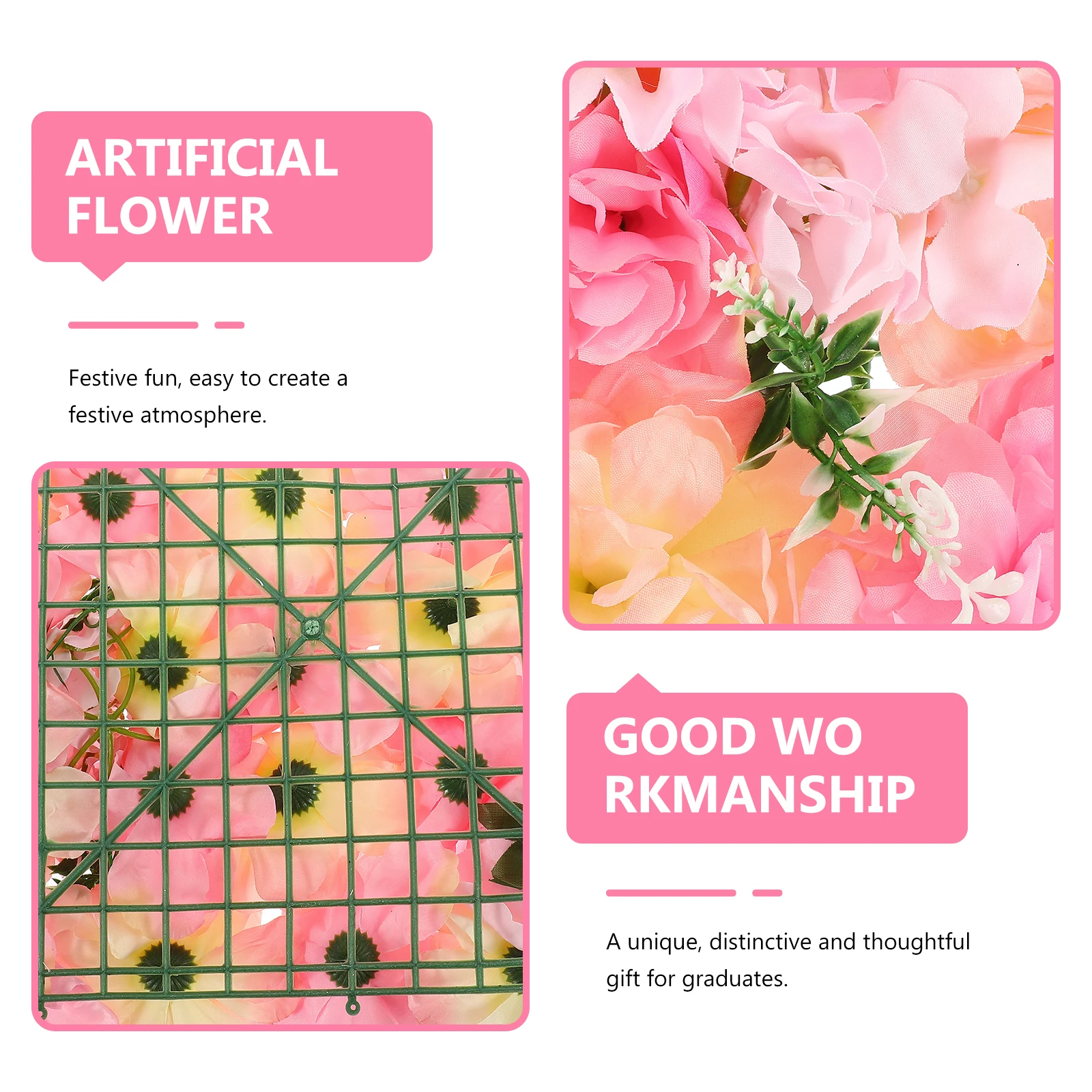 Artificial Flower Wall Panel Decor Silk Rose Backdrop Fake Flowers Plastic IndoorFloral Wall Panel Wedding Party Background
Artificial Flower Wall Panel Decor Silk Rose Backdrop Fake Flowers Plastic IndoorFloral Wall Panel Wedding Party Background