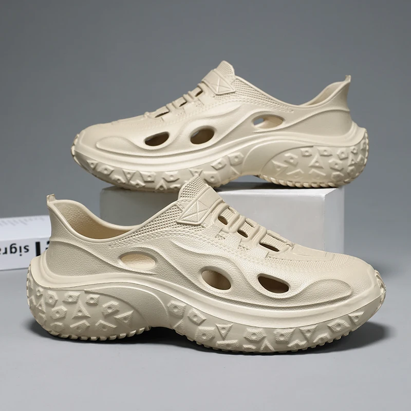KTCZ Men's Summer Sandals Hollow Eva Sandals With Heel Coverage Non-Slip Odor-Proof Sandals Koreans are clearing out
KTCZ Men's Summer Sandals Hollow Eva Sandals With Heel Coverage Non-Slip Odor-Proof Sandals Koreans are clearing out
