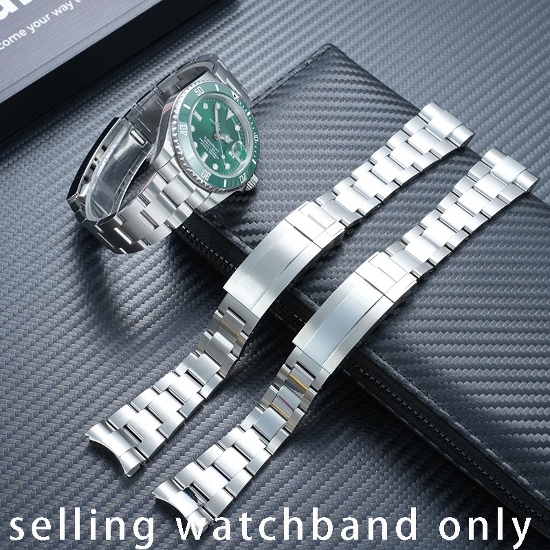 Solid stainless steel strap compatible with Rolex Oyster Ghost King Water Ghost Three Bead Stainless Steel Watch Chain 20 21mm
Solid stainless steel strap compatible with Rolex Oyster Ghost King Water Ghost Three Bead Stainless Steel Watch Chain 20 21mm