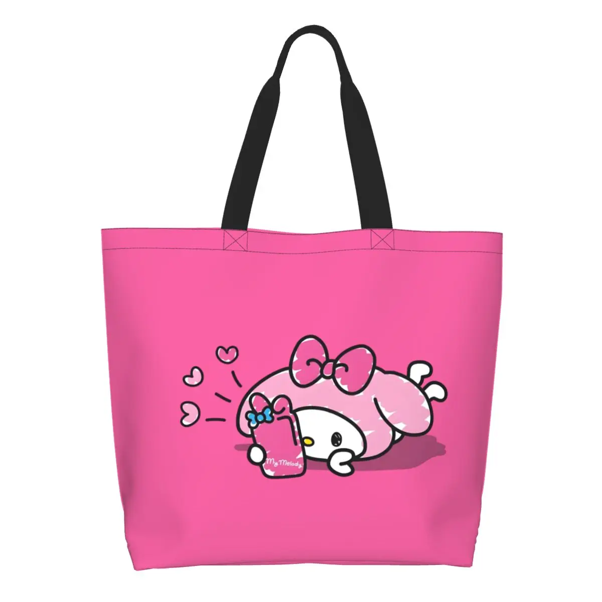 Холщовая сумка для покупок Melody на заказ, женская сумка для покупок большой емкости для продуктов, розовые сумки-шоппер с кроликом
Холщовая сумка для покупок Melody на заказ, женская сумка для покупок большой емкости для продуктов, розовые сумки-шоппер с кроликом