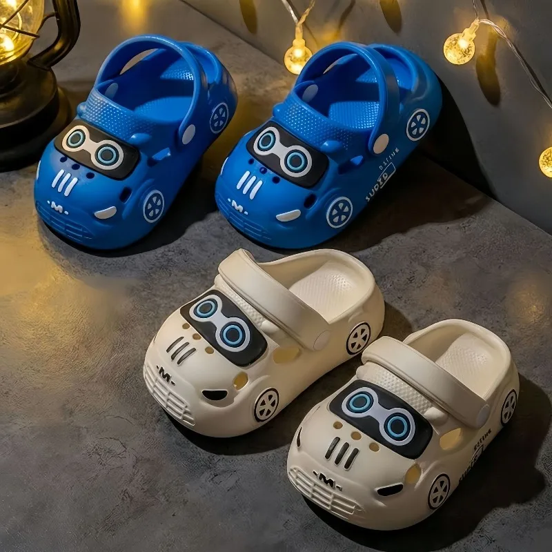 New Summer Kids Cartoon Car Closed-Toe Shoes Boy Girl Holey Slip-On Sandals Soft-Soled Non-Slip Beach Shoes Bathroom Slippers
New Summer Kids Cartoon Car Closed-Toe Shoes Boy Girl Holey Slip-On Sandals Soft-Soled Non-Slip Beach Shoes Bathroom Slippers