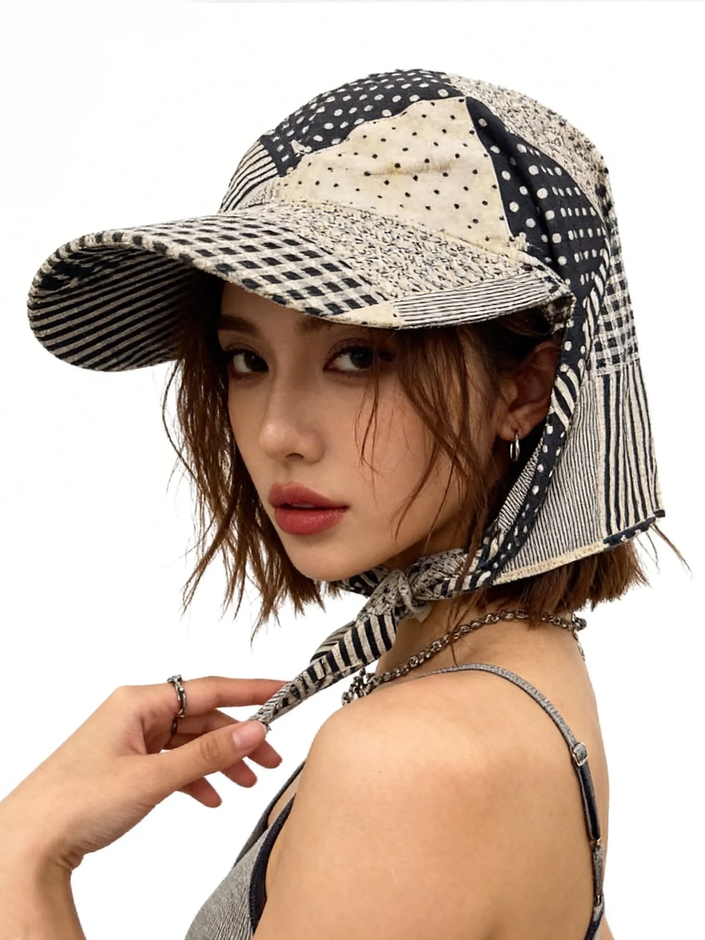 Retro Korean Polka Dot Bow Tie Women's Spring Summer New Style Sun Protection Baseball Cap Small Face Duckbill Hat
Retro Korean Polka Dot Bow Tie Women's Spring Summer New Style Sun Protection Baseball Cap Small Face Duckbill Hat
