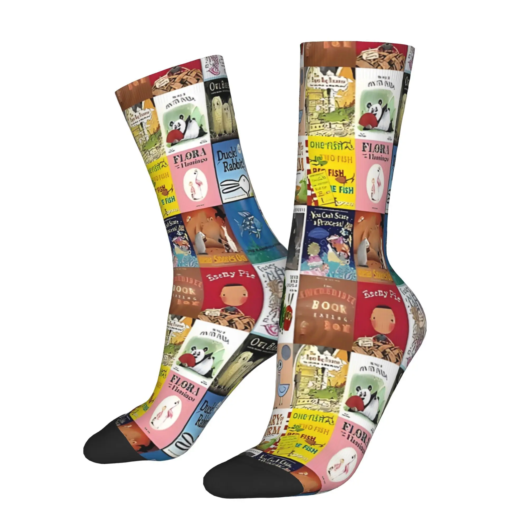 Retro Children Picture Book Covers Men's Socks Unisex Novelty Crazy Crew Sock Gift
Retro Children Picture Book Covers Men's Socks Unisex Novelty Crazy Crew Sock Gift