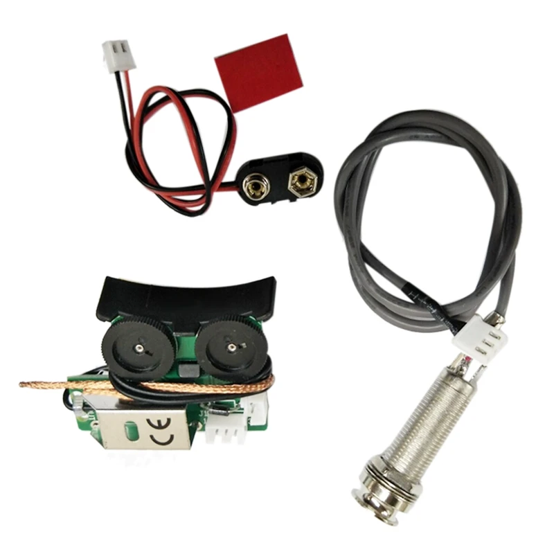 4X Under Saddle Piezo Pickup Onboard Preamp System For Acoustic Guitar
4X Under Saddle Piezo Pickup Onboard Preamp System For Acoustic Guitar