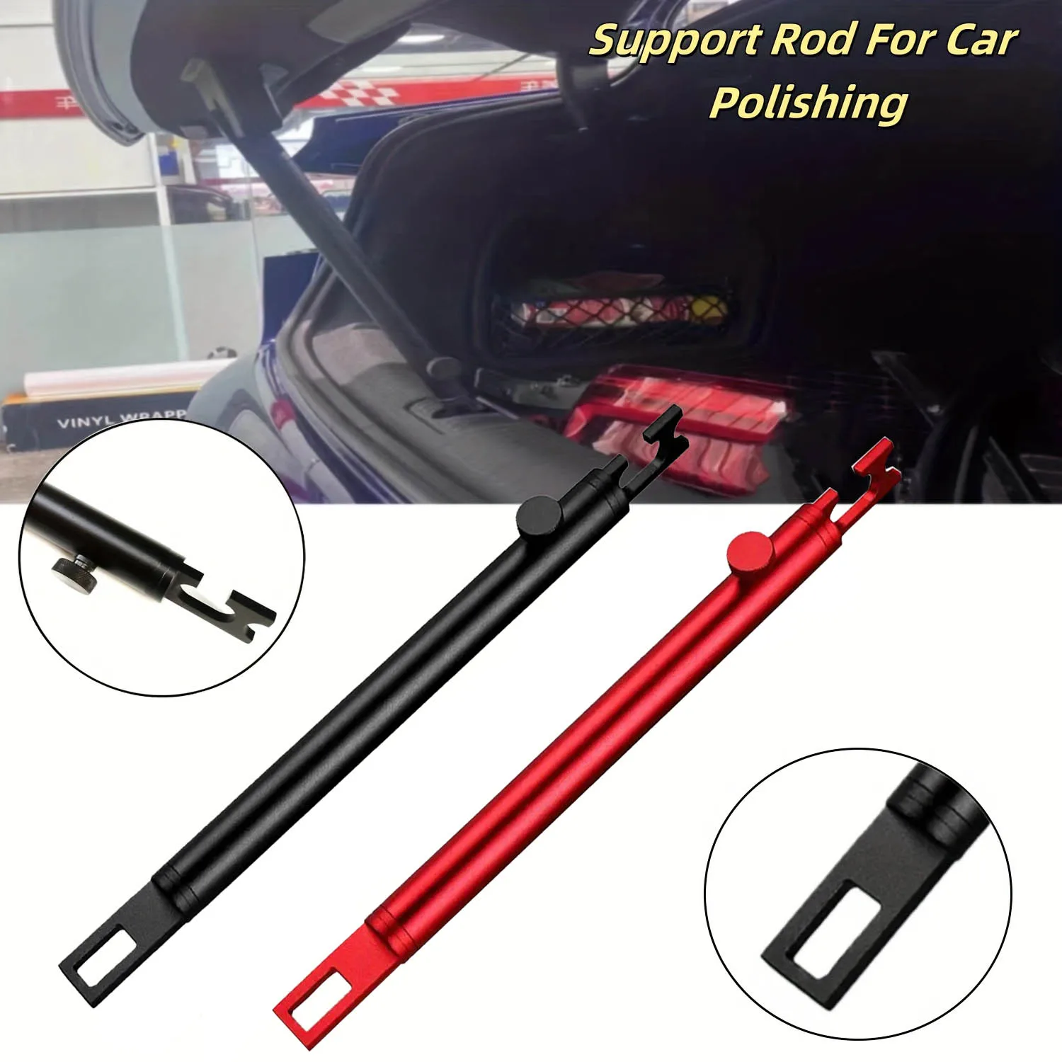 Алюминиевый выдвижной опорный стержень идеально подходит для полировки автомобиля, опора крышки багажника, помощь для фиксации двери, прочный инструмент для удержания 
Алюминиевый выдвижной опорный стержень идеально подходит для полировки автомобиля, опора крышки багажника, помощь для фиксации двери, прочный инструмент для удержания