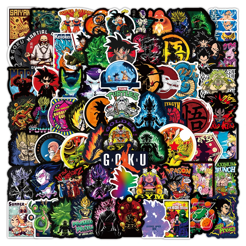 10/30/50/100PCS Anime Dragon Ball Stickers Graffiti Funny Waterproof Motorcycle Phone Luggage Suitcase Fridge Cartoon Decals Toy
10/30/50/100PCS Anime Dragon Ball Stickers Graffiti Funny Waterproof Motorcycle Phone Luggage Suitcase Fridge Cartoon Decals Toy