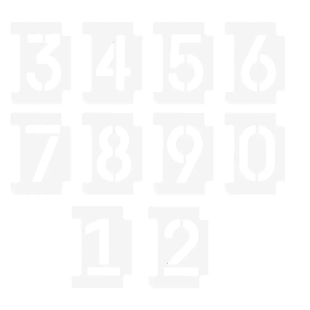 2 Sets Number Letters Template for DIY Craft Paint Stencils Reusable PET Material 0 9 Stencils Kit Spraying Tools
2 Sets Number Letters Template for DIY Craft Paint Stencils Reusable PET Material 0 9 Stencils Kit Spraying Tools
