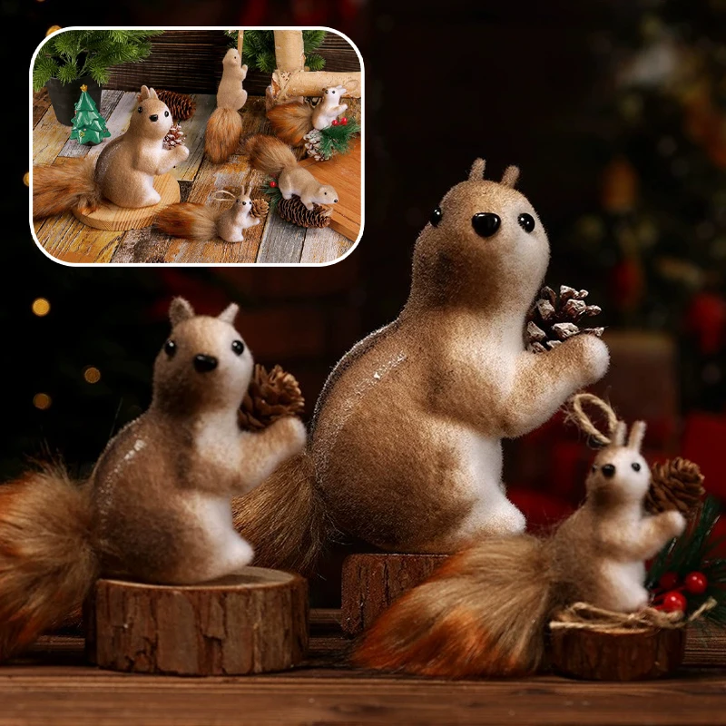 2026 Cute Squirrel Christmas Tree Decoration 3D Hanging Ornament Festive Novelty Animal Figurine for Home Party Gift Decor
2026 Cute Squirrel Christmas Tree Decoration 3D Hanging Ornament Festive Novelty Animal Figurine for Home Party Gift Decor