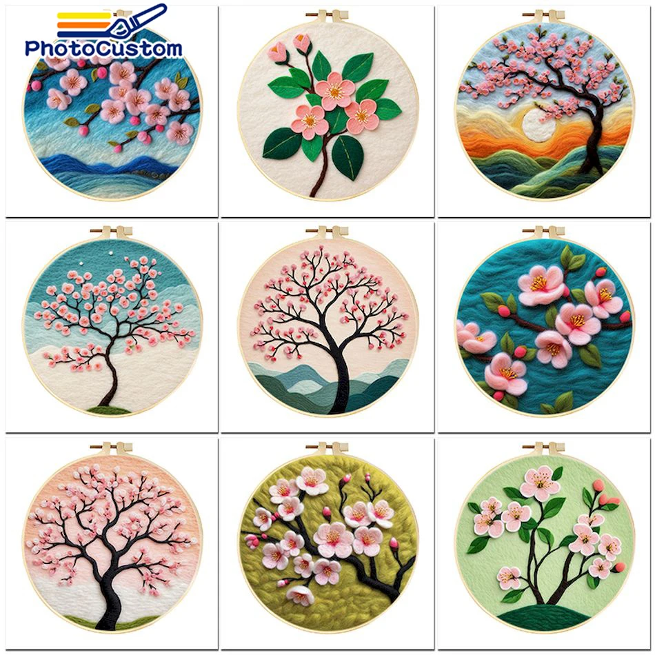 PhotoCustom Felt Needle Felting Wool Kit For Beginner DIY Wool Felting Painting With Embroidery Flower Tools Decoration Wools
PhotoCustom Felt Needle Felting Wool Kit For Beginner DIY Wool Felting Painting With Embroidery Flower Tools Decoration Wools