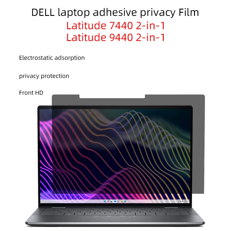 Клейкая конфиденциальная пленка для 14-дюймового ноутбука Dell Latitude 7440 9440 2-в-1
Клейкая конфиденциальная пленка для 14-дюймового ноутбука Dell Latitude 7440 9440 2-в-1