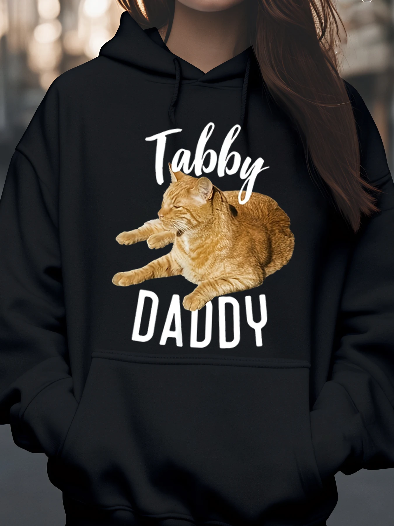 Толстовка с принтом кота Tabby для любителей кошек, повседневная одежда, уличная одежда унисекс
Толстовка с принтом кота Tabby для любителей кошек, повседневная одежда, уличная одежда унисекс