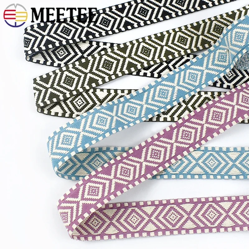 1-5Meters 38mm Cotton Webbing Jacquard Ribbon for Bag Strap Belt Bias Binding Tape DIY Sewing Clothing Luggage Trim Accessories
1-5Meters 38mm Cotton Webbing Jacquard Ribbon for Bag Strap Belt Bias Binding Tape DIY Sewing Clothing Luggage Trim Accessories