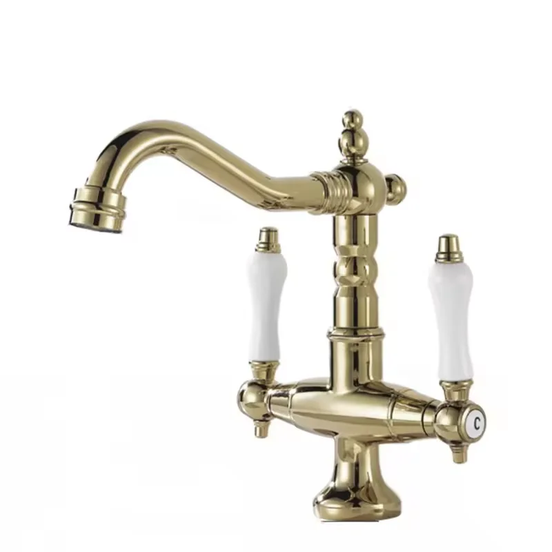 Classic Solid Brass Bathroom Sink Faucets 360 Rotating Spout Dural Handle Mono Hole Hot Cold Basin Mixer Water Tap Ceramic
Classic Solid Brass Bathroom Sink Faucets 360 Rotating Spout Dural Handle Mono Hole Hot Cold Basin Mixer Water Tap Ceramic