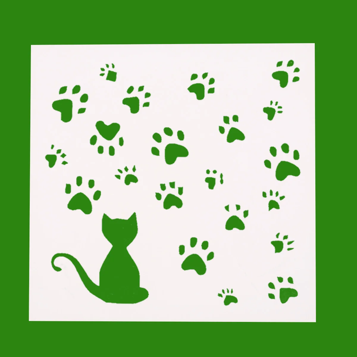 3Pcs Cat Claw Pattern Drawing Stencils DIY Hollow DIY Templates Suitable for Notebook Scrapbook Diary Crafts Drawing Templates 
3Pcs Cat Claw Pattern Drawing Stencils DIY Hollow DIY Templates Suitable for Notebook Scrapbook Diary Crafts Drawing Templates