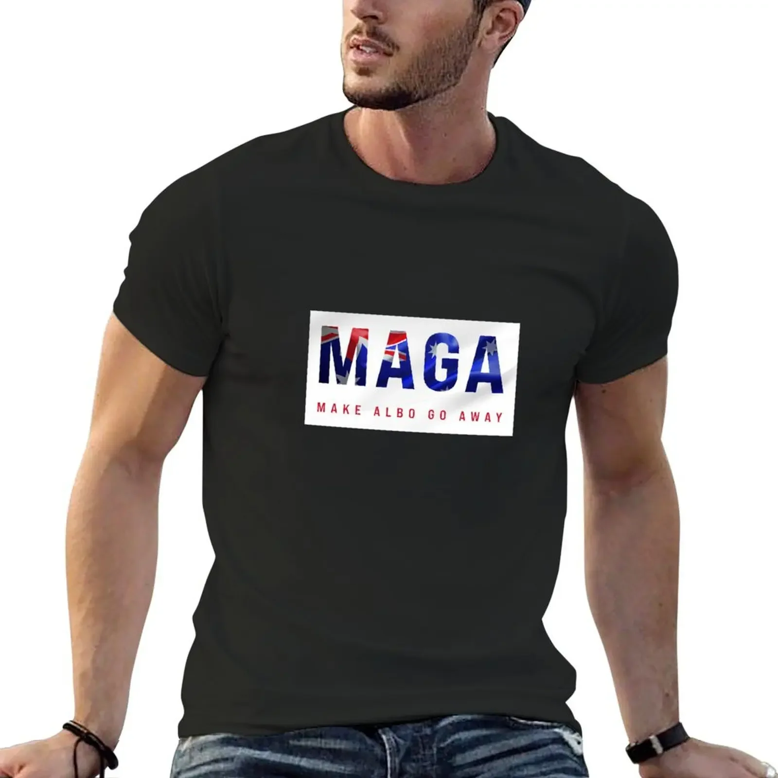 MAGA: Make Albo Go Away T-Shirt new edition essential t shirt plain plus size tops clothing for men
MAGA: Make Albo Go Away T-Shirt new edition essential t shirt plain plus size tops clothing for men