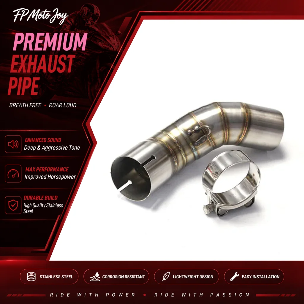 Motorcycle Exhaust Mid Link Pipe 51mm Adapter Connect Pipe Fit For Kawasaki Z900 2017-2024
Motorcycle Exhaust Mid Link Pipe 51mm Adapter Connect Pipe Fit For Kawasaki Z900 2017-2024