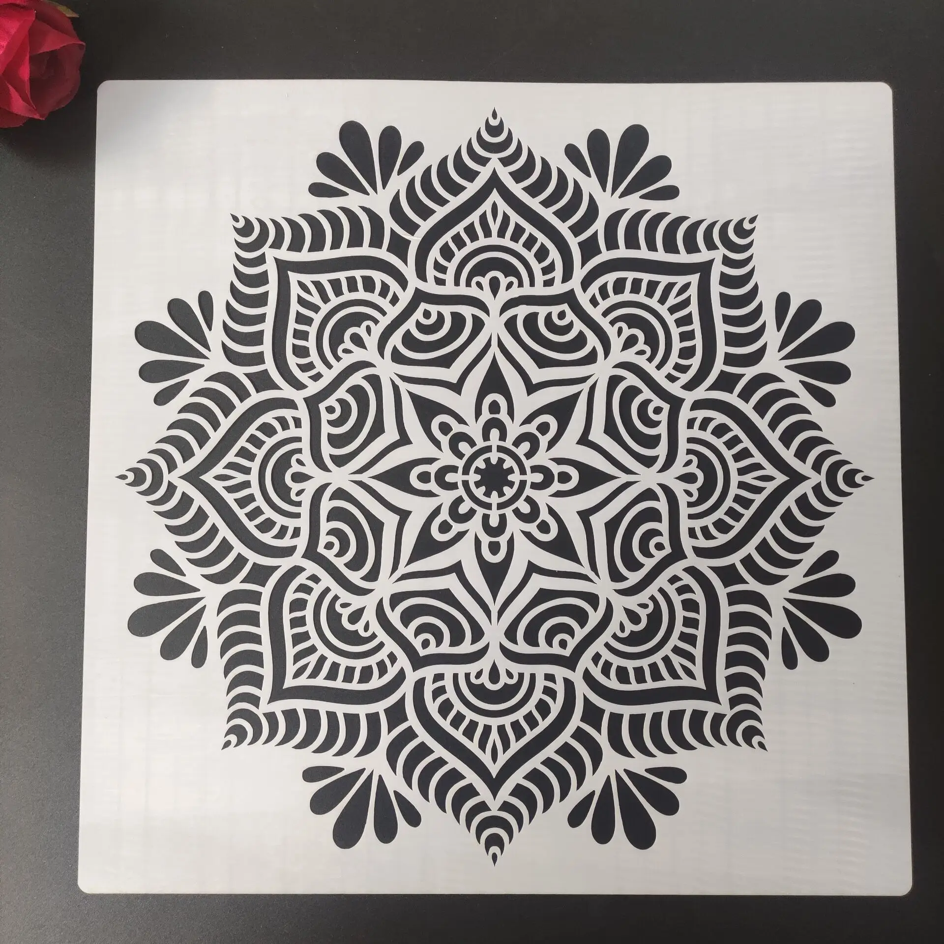 30 * 30 cm large round flower mandala diy stencil painting scrapbook coloring engraving album decoration template stencil N97
30 * 30 cm large round flower mandala diy stencil painting scrapbook coloring engraving album decoration template stencil N97