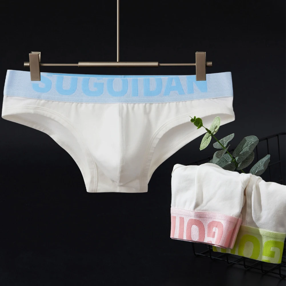 New Cute Cotton Male Elastic Panties Sexy Men Good Stretchy Underwear Briefs With U Convex Pouch Breathable Swim Briefs
New Cute Cotton Male Elastic Panties Sexy Men Good Stretchy Underwear Briefs With U Convex Pouch Breathable Swim Briefs