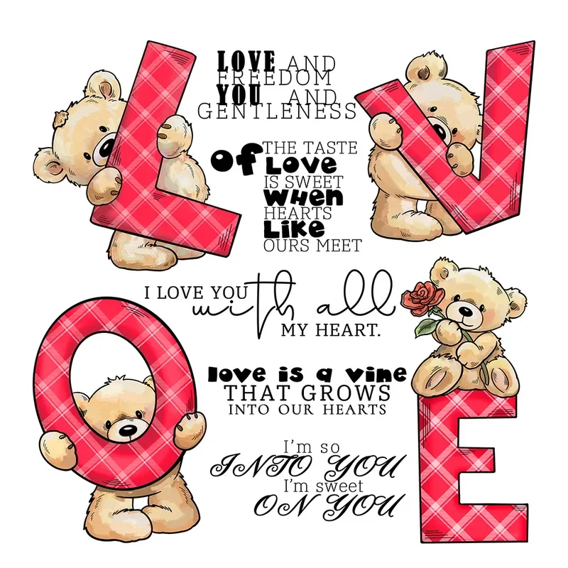 Cute Love Doll Bear Cutting Dies Clear Stamp Valentine's DIY Scrapbooking Metal Dies Silicone Stamp For Cards Albums
Cute Love Doll Bear Cutting Dies Clear Stamp Valentine's DIY Scrapbooking Metal Dies Silicone Stamp For Cards Albums