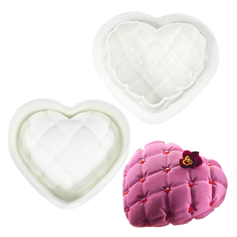 Romantic Heart Design Silicone Cake Molds Valentine's Day Mousse Cake Mold Kitchen Bakeware Dessert Decorating Tools
Romantic Heart Design Silicone Cake Molds Valentine's Day Mousse Cake Mold Kitchen Bakeware Dessert Decorating Tools