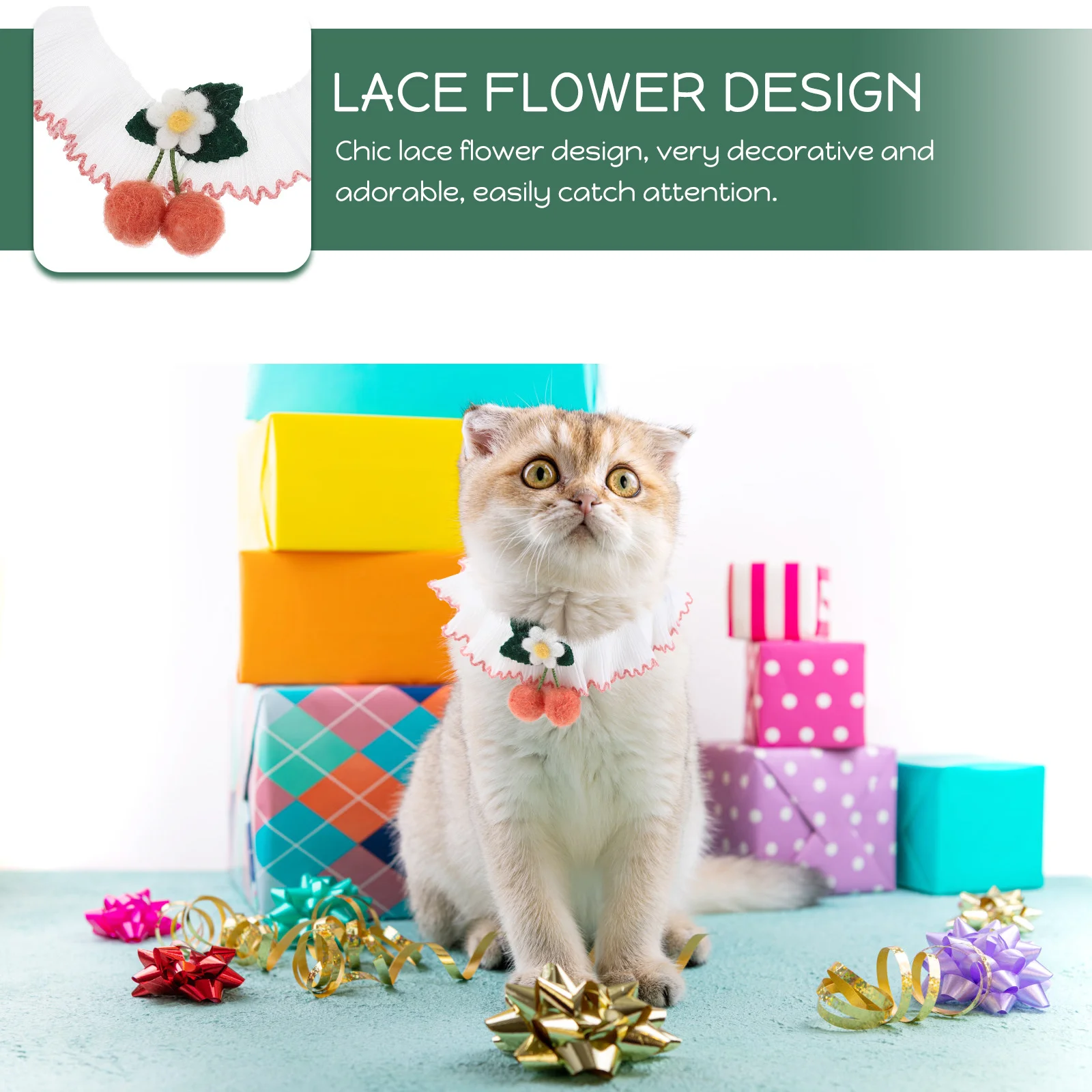 Adorable Lace Pet Collar Dog Cat Necklace Adjustable Durable Decorative Kitten Puppy Neckwear Chic Colorful Design Daily Party
Adorable Lace Pet Collar Dog Cat Necklace Adjustable Durable Decorative Kitten Puppy Neckwear Chic Colorful Design Daily Party