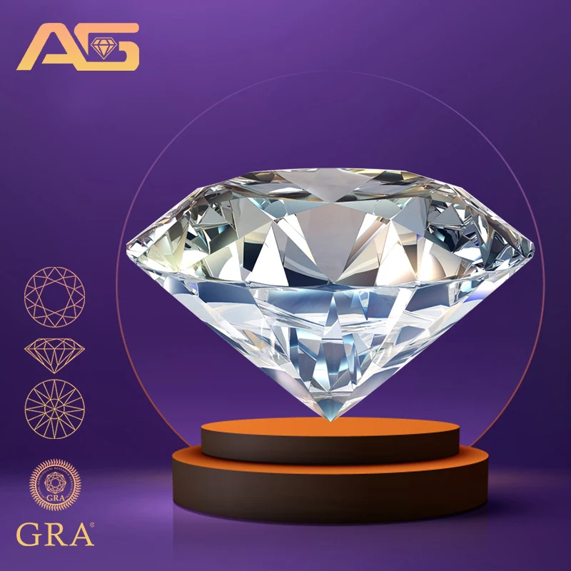 Super White D Color Moissanite Loose Stone 0.1-20.0ct 3EX Round Cut Pass Diamond Tester with GRA Certificate
Super White D Color Moissanite Loose Stone 0.1-20.0ct 3EX Round Cut Pass Diamond Tester with GRA Certificate