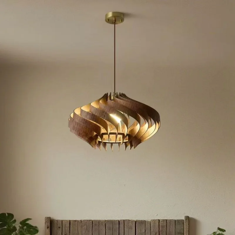 Medieval Spiral Restaurant Chandelier Wabi Sabi Style Retro Study Bedroom Bar Counter Wooden Moon Solid Wood Lamp
Medieval Spiral Restaurant Chandelier Wabi Sabi Style Retro Study Bedroom Bar Counter Wooden Moon Solid Wood Lamp
