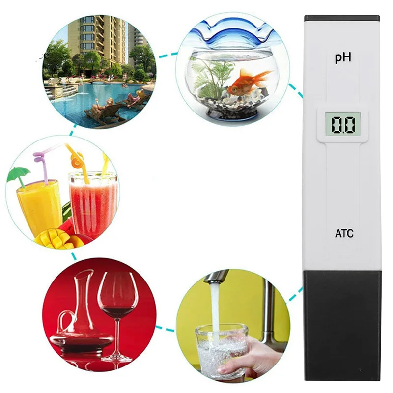 20PCS Tester Analysis Detector Drinking Water Fish Tank Water Quality Ph Test Pen Atc with Temperature Supplement Ph Meter 
20PCS Tester Analysis Detector Drinking Water Fish Tank Water Quality Ph Test Pen Atc with Temperature Supplement Ph Meter