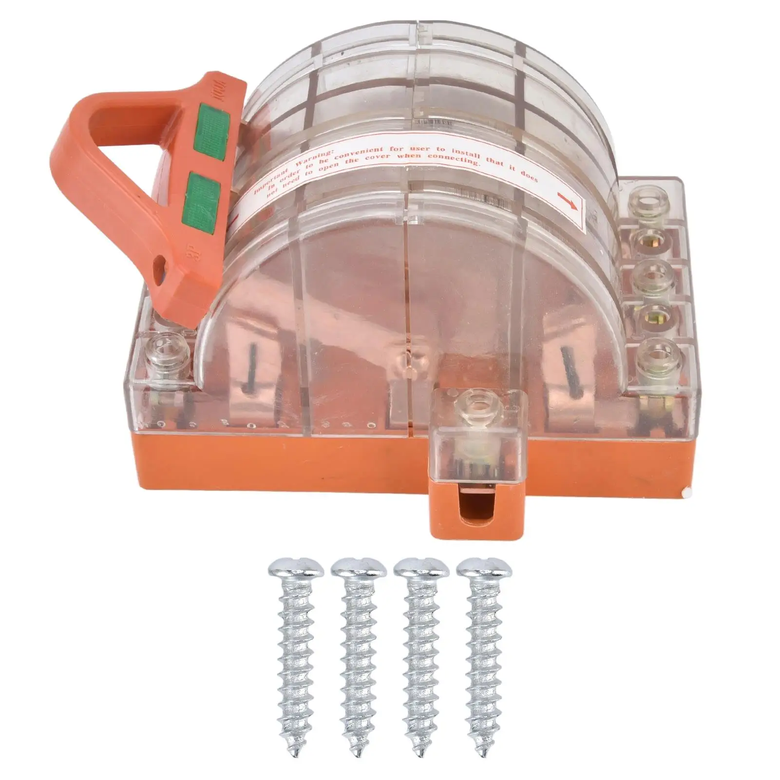 Copper Disconnect Switch 3 Pole Double Throw Breaker for AC 380V Power Toggle Transparent Shell
Copper Disconnect Switch 3 Pole Double Throw Breaker for AC 380V Power Toggle Transparent Shell