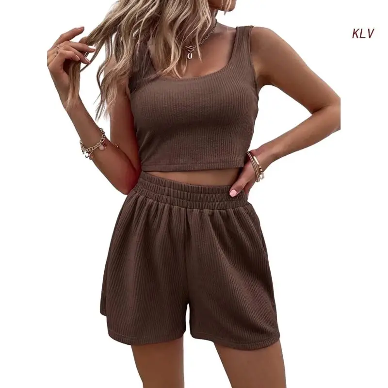 Women Tracksuit Set 2 Piece Two Piece Outfits For Women Sexy Shorts Set Ribbed Top And Shorts Set Lounge Set
Women Tracksuit Set 2 Piece Two Piece Outfits For Women Sexy Shorts Set Ribbed Top And Shorts Set Lounge Set