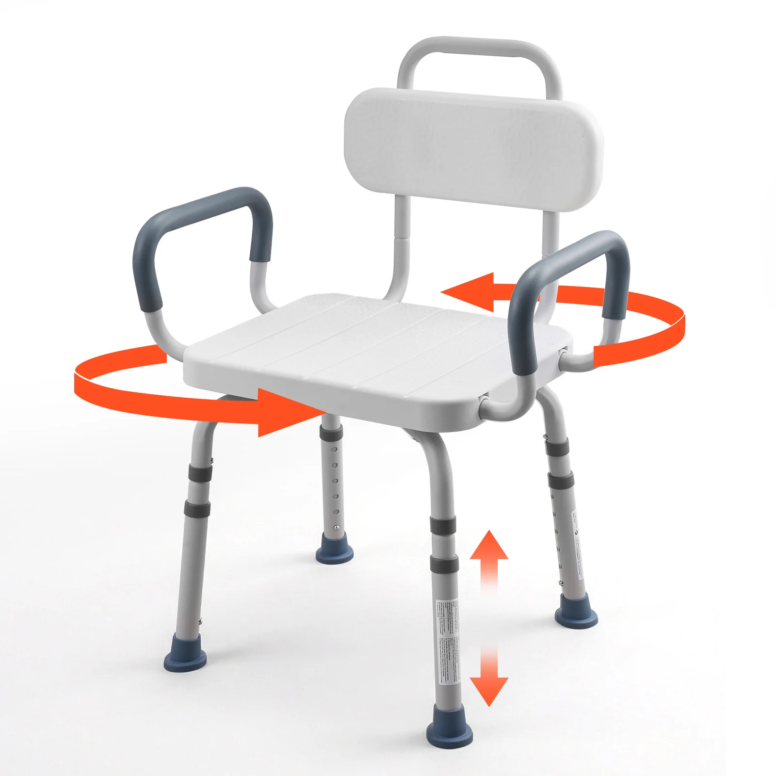 SucceBuy 400lbs Swivel Shower Chair with Arm and Back for Inside Shower Stall and Bathtub Height Adjustable for Elderly Disabled
SucceBuy 400lbs Swivel Shower Chair with Arm and Back for Inside Shower Stall and Bathtub Height Adjustable for Elderly Disabled