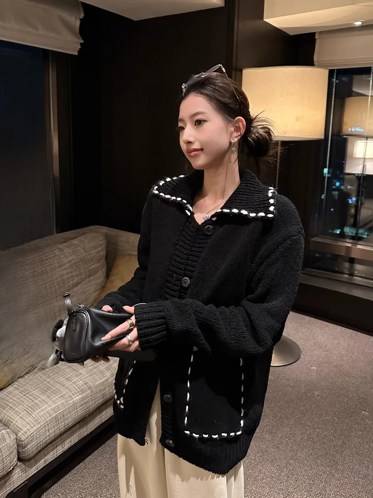 EKOOL Women's Open Cardigan Sweater Loose Fit round Ne Knitted Outerwear Autumn Winter Faion Versatile Slimming Sle 202...
EKOOL Women's Open Cardigan Sweater Loose Fit round Ne Knitted Outerwear Autumn Winter Faion Versatile Slimming Sle 202...