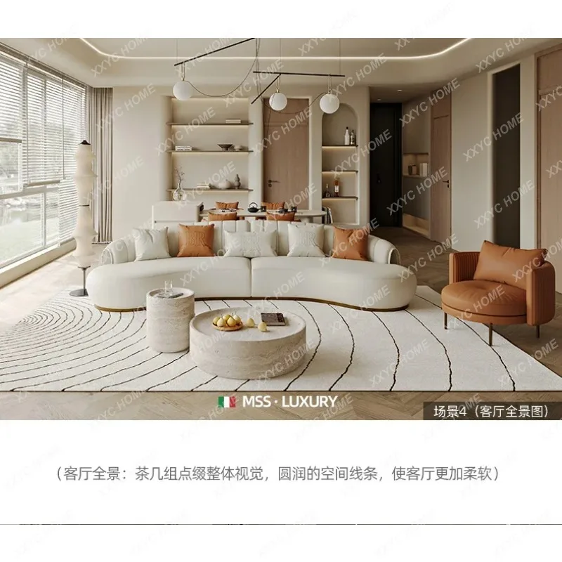 XX Minimalist and modern, marble combination, high-end medieval style large apartment with round sets
XX Minimalist and modern, marble combination, high-end medieval style large apartment with round sets