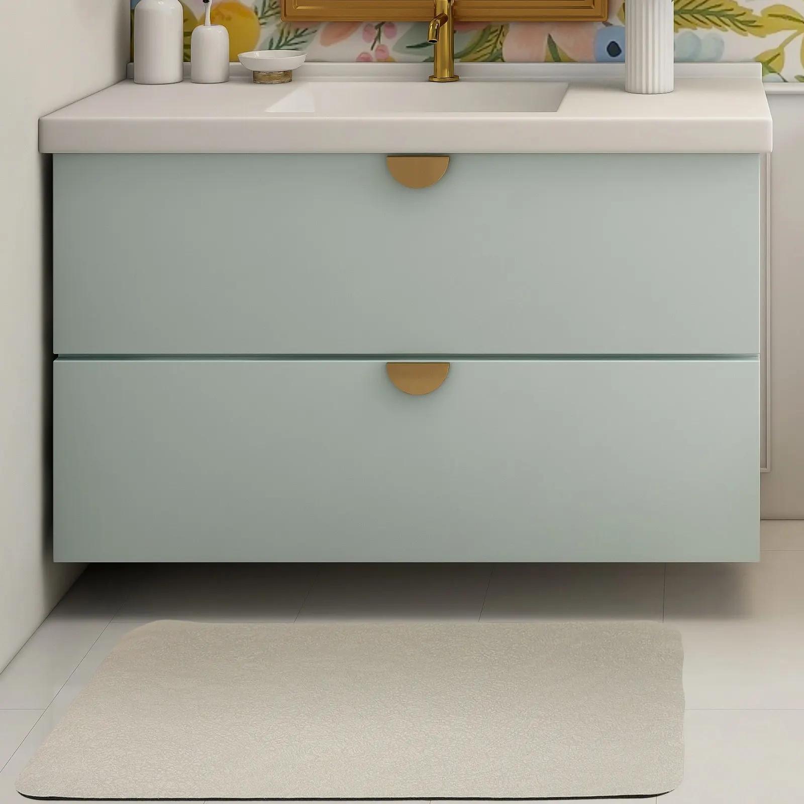 Diatom Mud Bathroom Mat Fast Drying Water Absorption Non Slip Floor Pad for Vanity Laundry Kitchen Pet Bowl Entryway Decorative
Diatom Mud Bathroom Mat Fast Drying Water Absorption Non Slip Floor Pad for Vanity Laundry Kitchen Pet Bowl Entryway Decorative