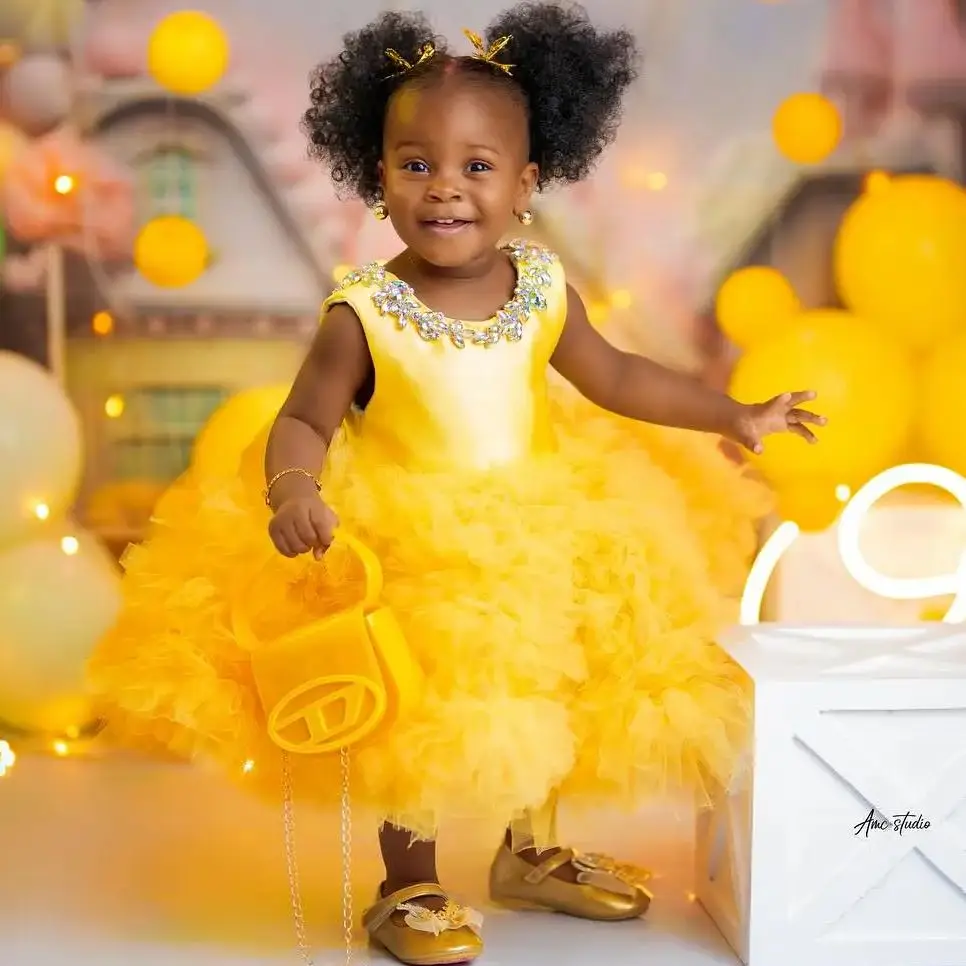 Gold Little Girls Birthday Party Dress Customized Beaded Flower Girl Dresses Princess Queens Ball Gown for Photoshoot
Gold Little Girls Birthday Party Dress Customized Beaded Flower Girl Dresses Princess Queens Ball Gown for Photoshoot
