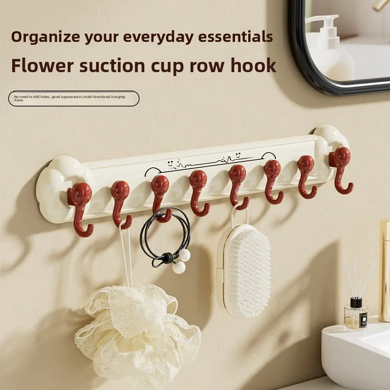 Eight hook suction cups are simple, row hooks, wall hangings, multi-row storage and the bathroom is strong and free of punching.
Eight hook suction cups are simple, row hooks, wall hangings, multi-row storage and the bathroom is strong and free of punching.