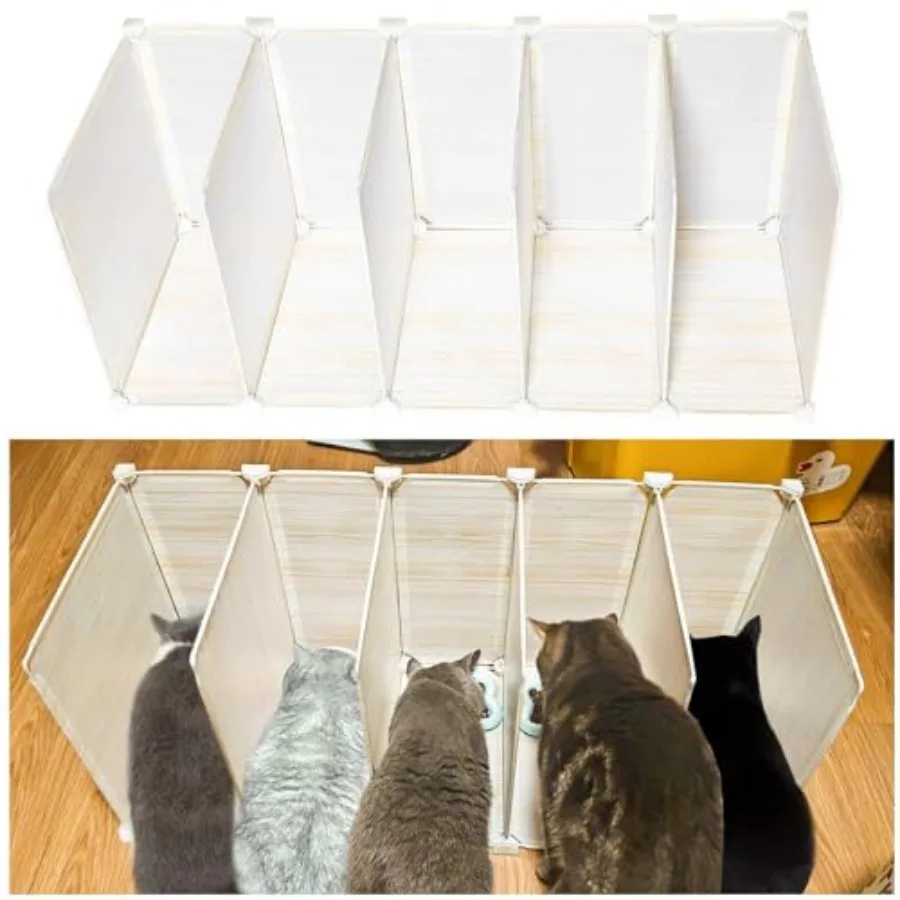 Cat FeedingKitty Food Bowls Splash Guard Food Bowl for Cats Feeding Partition and Spill Guard for Separate Meals for Cats 5-Com
Cat FeedingKitty Food Bowls Splash Guard Food Bowl for Cats Feeding Partition and Spill Guard for Separate Meals for Cats 5-Com