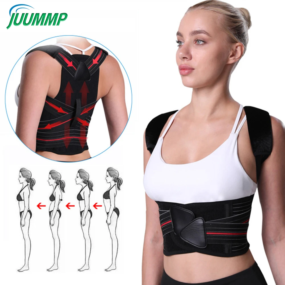 Adjustable Posture Corrector Brace for Men & Women Back Straightener Relief for Lumbar Shoulder Clavicle Pain
Adjustable Posture Corrector Brace for Men & Women Back Straightener Relief for Lumbar Shoulder Clavicle Pain