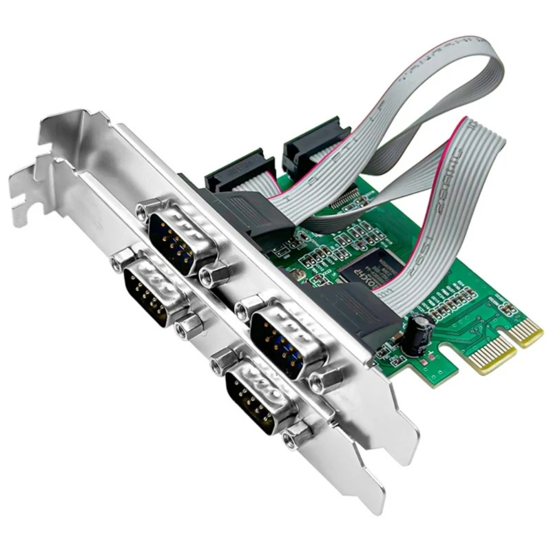 B03C PCIe Expansion Card RS232 Port Parallel Connector Expansion Card MCS9904 Chip Replacement for PC Desktop Accessories
B03C PCIe Expansion Card RS232 Port Parallel Connector Expansion Card MCS9904 Chip Replacement for PC Desktop Accessories