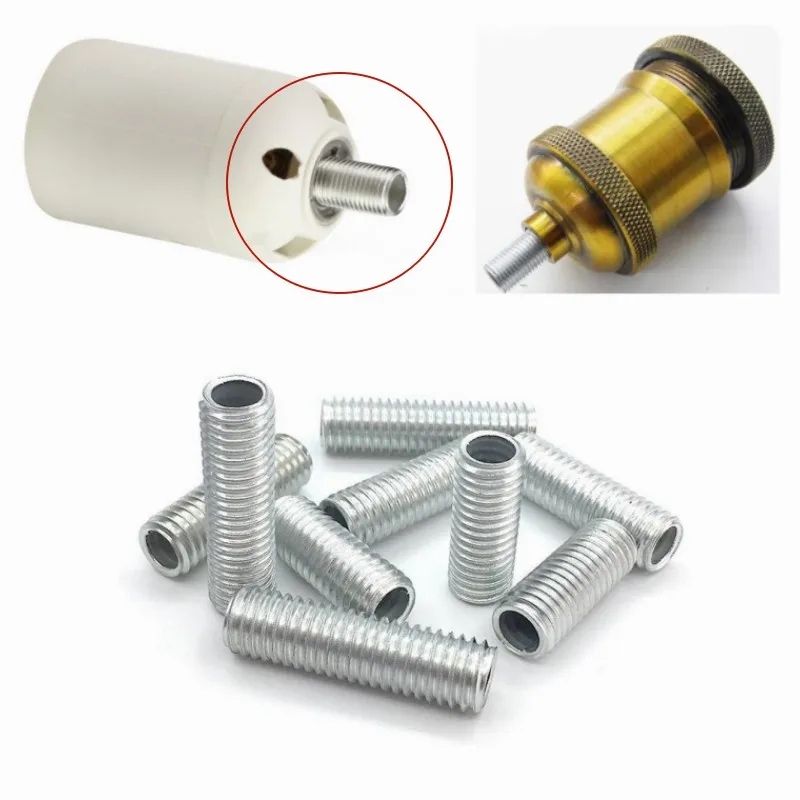 Lamp Tooth Tube Metal M10 Hollow Threaded Tube Galvanized Led Lamp Head Link Fixed Base Support Rod Lighting Accessories Screws
Lamp Tooth Tube Metal M10 Hollow Threaded Tube Galvanized Led Lamp Head Link Fixed Base Support Rod Lighting Accessories Screws