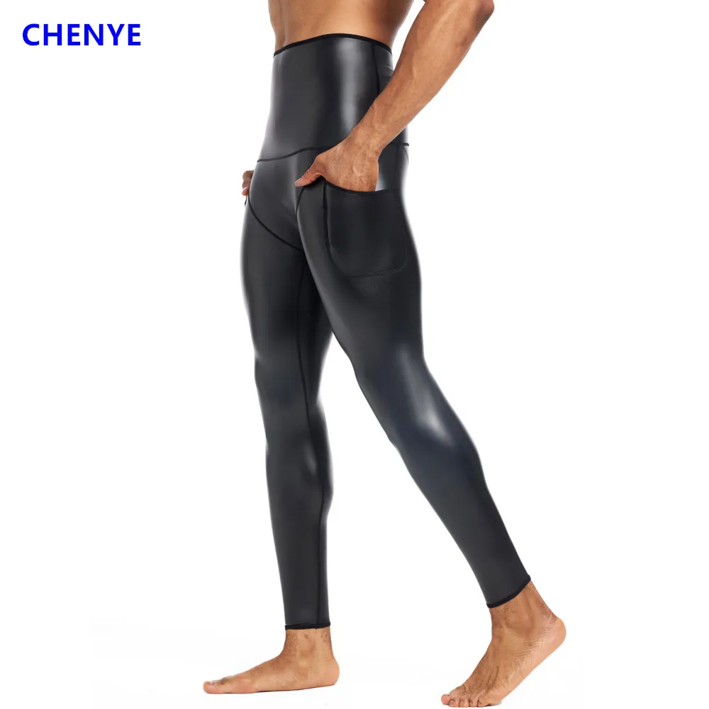 CHENYE Fitness Jogging Workout Pant Men Leather Pants Running Man High-waisted Stretch Paty Pants GYM Sport Trousers with Pocket
CHENYE Fitness Jogging Workout Pant Men Leather Pants Running Man High-waisted Stretch Paty Pants GYM Sport Trousers with Pocket