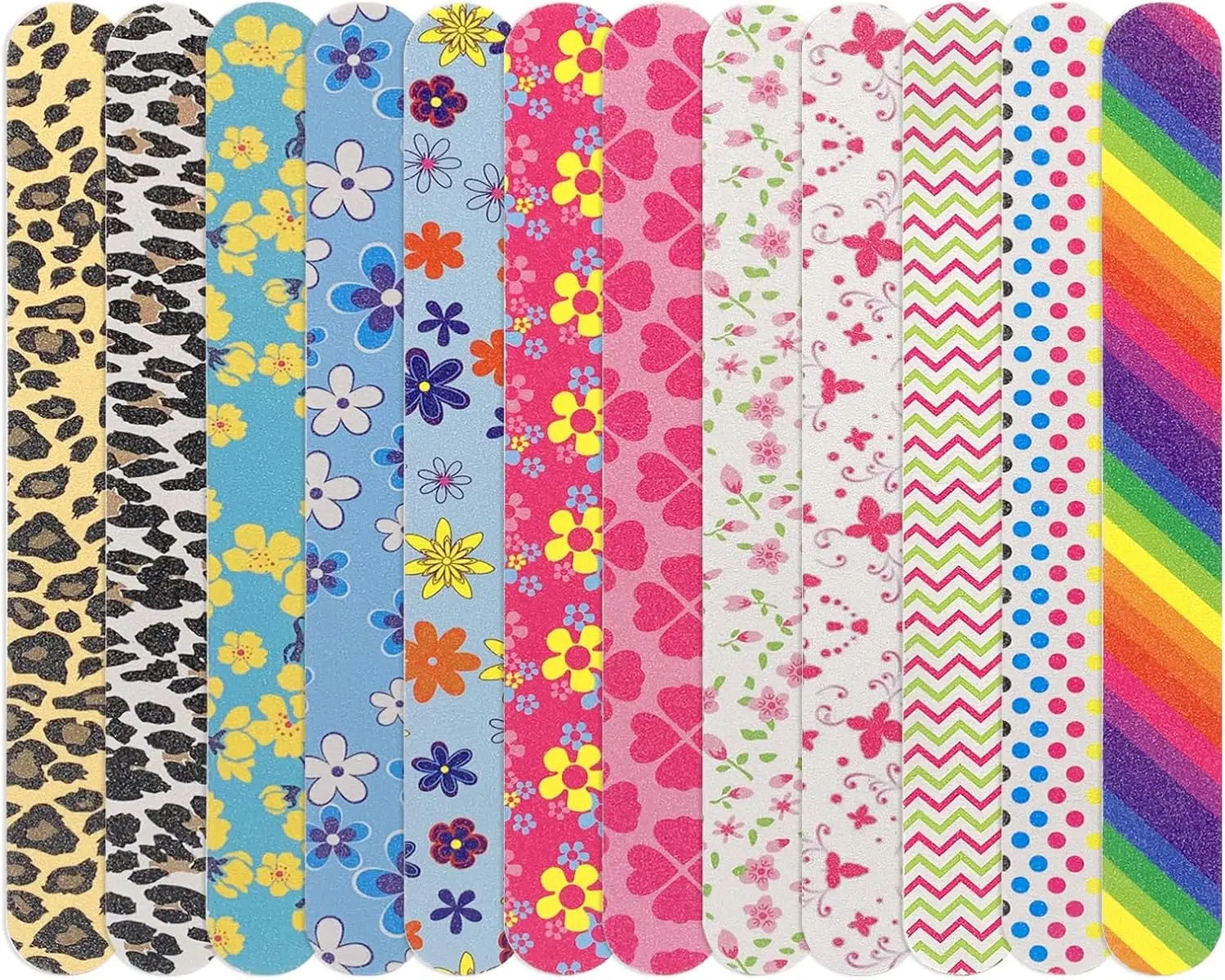 12PCS Double-Sided 100/180 Grit Nail Files, Colorful Manicure Pedicure Tools
12PCS Double-Sided 100/180 Grit Nail Files, Colorful Manicure Pedicure Tools