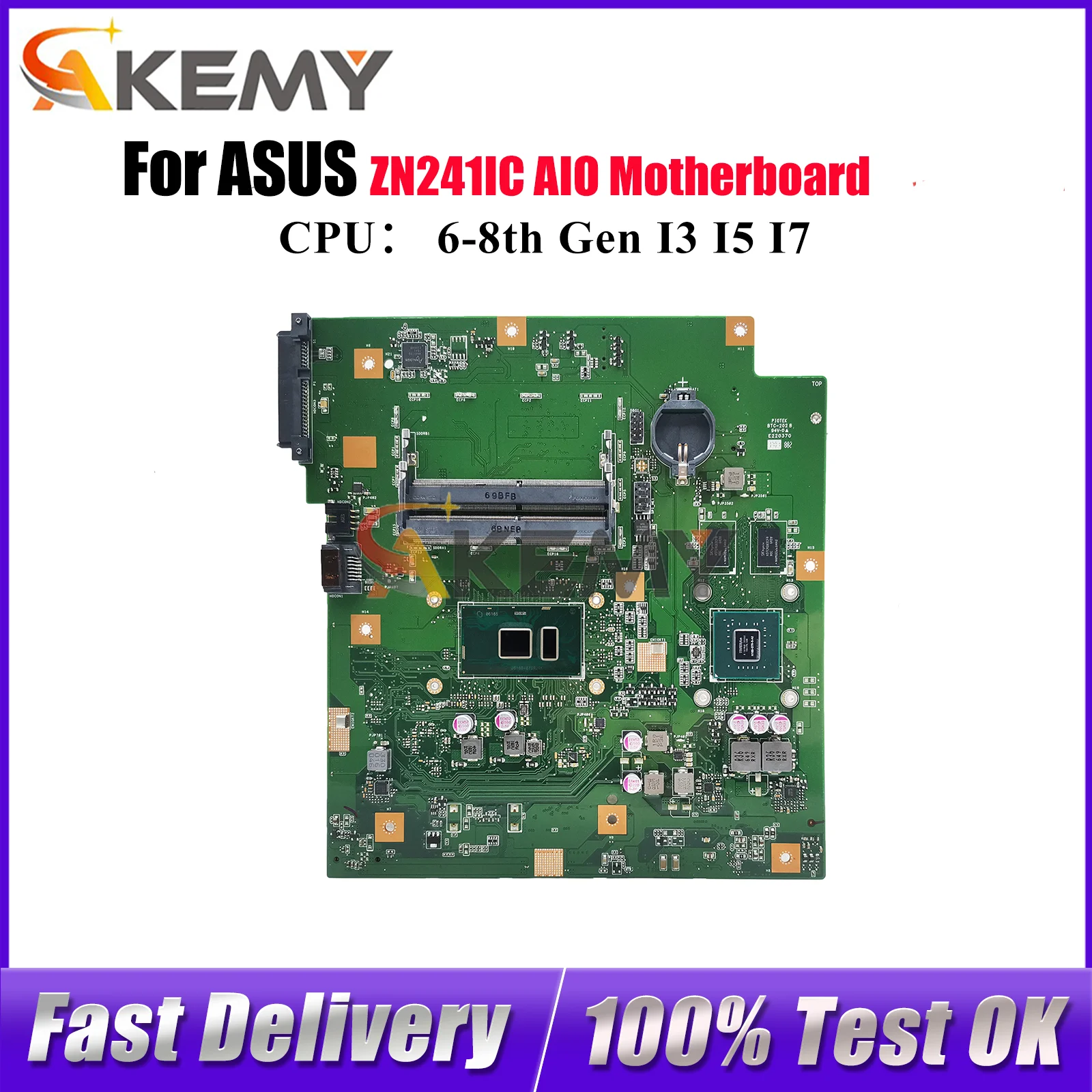 ZN241IC Motherboard For ASUS Zen AIO ZN241I ZN241IC Mainboard With I3 I5 I7 CPU 100% tests OK fast shipping stk
ZN241IC Motherboard For ASUS Zen AIO ZN241I ZN241IC Mainboard With I3 I5 I7 CPU 100% tests OK fast shipping stk