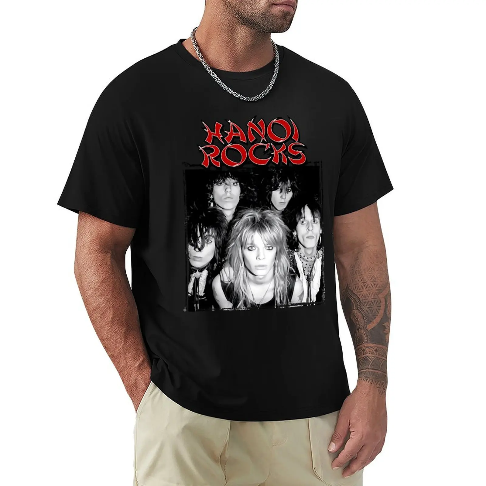Hanoi Rocks T-Shirt Minimalist Casual Short Sleeve Top
Hanoi Rocks T-Shirt Minimalist Casual Short Sleeve Top
