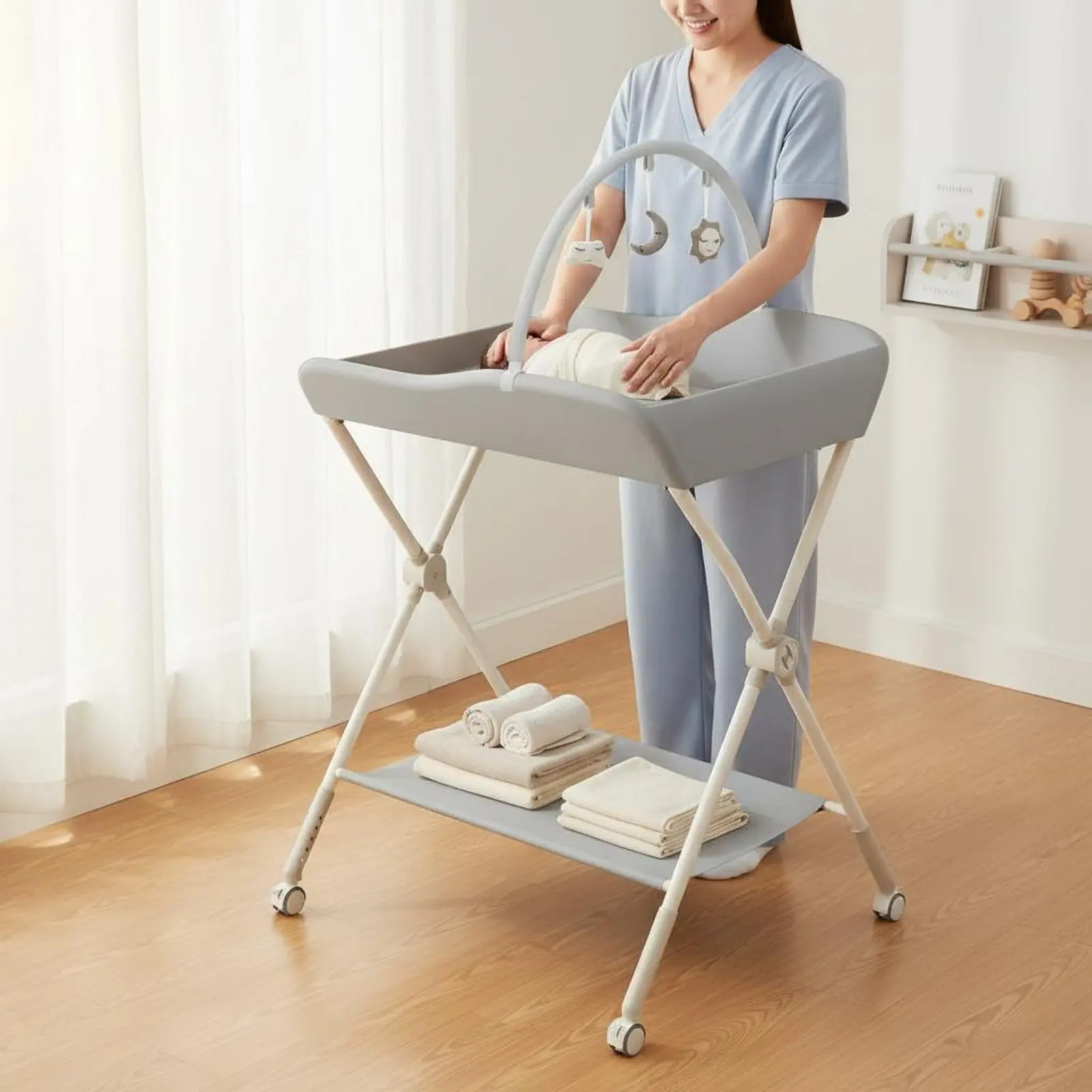 Baby Changing Table Multi-Use Multifunction Baby Changing Table Sturdy Waterproof for Newborns, Bath Time, Postpartum Care
Baby Changing Table Multi-Use Multifunction Baby Changing Table Sturdy Waterproof for Newborns, Bath Time, Postpartum Care