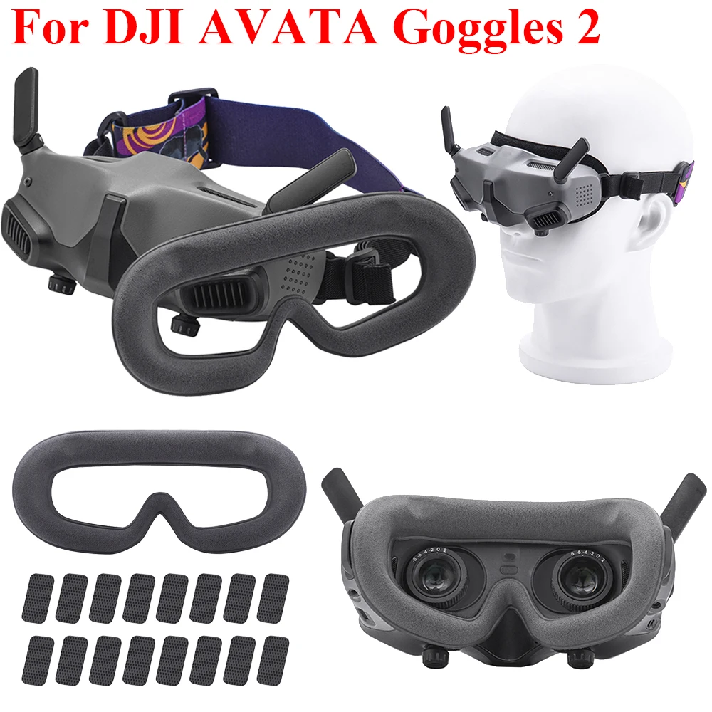 Sponge Eye Pad for DJI AVATA Goggles 2 Comfortable Face Padding Accessories Anti-Light Leakage Face Cushion Pad Soft Face Cover
Sponge Eye Pad for DJI AVATA Goggles 2 Comfortable Face Padding Accessories Anti-Light Leakage Face Cushion Pad Soft Face Cover