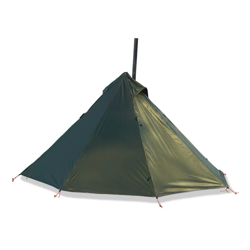 Outdoor Waterproof Camping Double Layer Tent Set Single Person Firewood Stove Indian Pyramid Chimney Tent
Outdoor Waterproof Camping Double Layer Tent Set Single Person Firewood Stove Indian Pyramid Chimney Tent
